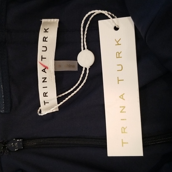 💕TRINA TURK💕 Stella Dress ~ Supernova Sequin Moonstone/Midnight Ombre 8 NWT - Picture 13 of 16